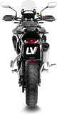 Exhaust Tip Without Sound Certification Lv-14 Titanium Carbon Fiber End Cap - Leovince Compatible With Triumph Tiger 900 Gt Pro (2024-2026)
