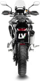 Exhaust Tip With Noise Certification Lv-14 Titanium Carbon Fiber End Cap - Leovince Compatible With Triumph Tiger 900 Gt Pro (2024-2026)