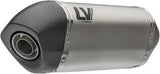 Exhaust Tip Without Sound Certification Lv-14 Titanium Carbon Fiber End Cap - Leovince Compatible With Voge Valico 900 Dsx (2024-2026)
