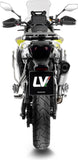 Exhaust Tip With Noise Certification Lv-14 Titanium Carbon Fiber End Cap - Leovince Compatible With Voge Valico 900 Dsx (2024-2026)