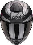 Full-Face Motorcycle Helmet Scorpion Exo Exo-530 Air Polycarbonate Matt Black Pink Hadji Size L