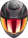 Full-Face Motorcycle Helmet Scorpion Exo Exo-530 Air Polycarbonate Matt Black Red Slope Size Xl