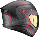 Full-Face Motorcycle Helmet Scorpion Exo Exo-530 Air Polycarbonate Matt Black Red Slope Size Xl