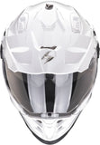 Full-Face Motorcycle Helmet Scorpion Exo Adf-9000 Air Ultra Tct Pearl White Solid Size L