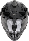 Full-Face Motorcycle Helmet Scorpion Exo Adf-9000 Carbon Air Carbon Fiber Black Solid Size Xxl