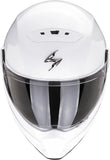Full-Face Motorcycle Helmet Scorpion Exo Covert Fx Ultra Tct White Solid Size S