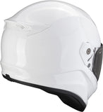 Full-Face Motorcycle Helmet Scorpion Exo Covert Fx Ultra Tct White Solid Size S