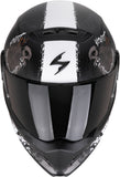 Full-Face Motorcycle Helmet Scorpion Exo Covert Fx Ultra Tct Matt Black Grey Gold Skullz Size Xl
