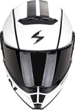 Full-Face Motorcycle Helmet Scorpion Exo Covert Fx Ultra Tct Matt Pearl White Black Danko Size S