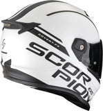 Full-Face Motorcycle Helmet Scorpion Exo Covert Fx Ultra Tct Matt Pearl White Black Danko Size L