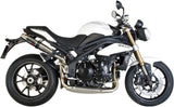 Dual Exhaust System With Sound Certification Deeptone Stainless Steel - Gpr Compatible With Triumph Speed Triple 1050 (2011-2015)