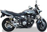 Dual Exhaust System With Sound Certification Deeptone Stainless Steel - Gpr Compatible With Yamaha Xjr 1300 (1999-2006)
