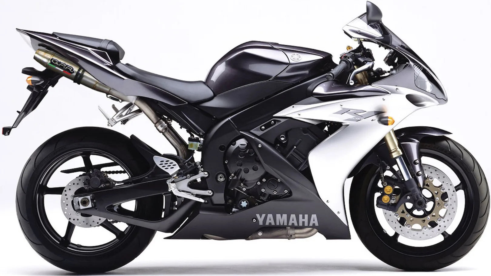 Dual Exhaust System With Sound Certification Deeptone Stainless Steel - Gpr Compatible With Yamaha Yzf 1000 R1 (2004-2006)