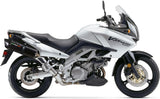 Dual Exhaust System With Sound Certification Furore Aluminium Black - Gpr Compatible With Suzuki V-Strom Dl 1000 (2002-2013)