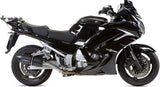 Dual Catalytic Exhaust Tips With Sound Certification Furore Aluminium Black - Gpr Compatible With Yamaha Fjr 1300 (2006-2016)