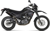 Dual Exhaust System With Sound Certification Furore Aluminium Black - Gpr Compatible With Yamaha Xt 660 X - R (2004-2014)