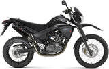 Dual Exhaust System With Sound Certification Furore Aluminium Black - Gpr Compatible With Yamaha Xt 660 X - R (2004-2014)