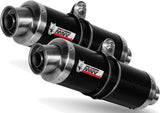 Dual Non-Catalytic Exhaust System With Sound Certification Gp Carbon - Mivv Compatible With Aprilia Rsv 1000 (2004-2008)
