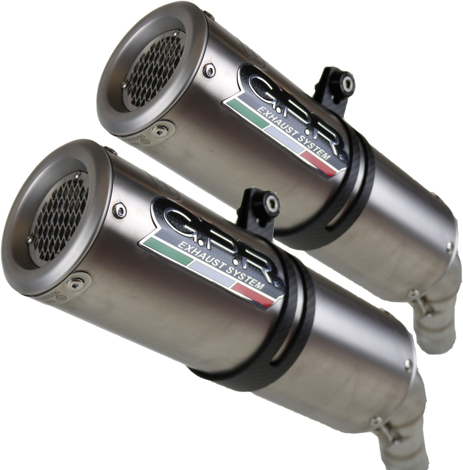 Dual Exhaust System With Sound Certification M3 Stainless Steel - Gpr Compatible With Triumph Speed Triple 1050 (2011-2015)