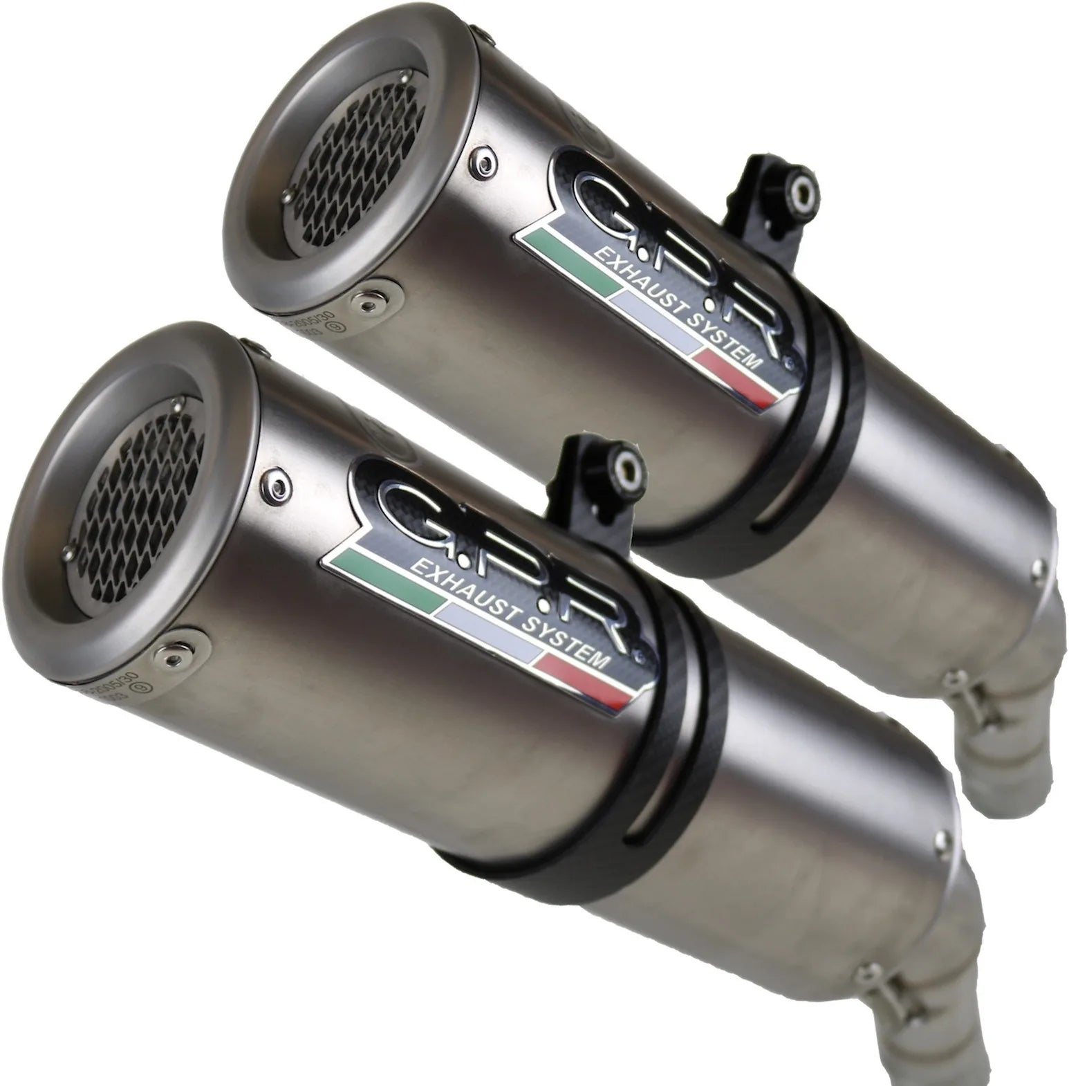 Dual Exhaust System With Sound Certification M3 Stainless Steel - Gpr Compatible With Moto Morini Corsaro 1200 (2005-2011)