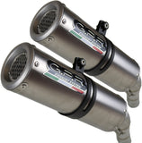 Dual Exhaust System With Sound Certification M3 Stainless Steel - Gpr Compatible With Honda Vtr 1000 F Firestorm (1997-2007)