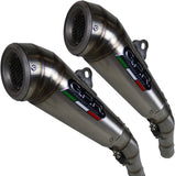 Dual Exhaust System With Sound Certification Powercone Evo Stainless Steel - Gpr Compatible With Kawasaki Zzr 1400 (2017-2022)