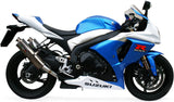 Dual Exhaust System With Sound Certification Trioval Stainless Steel - Gpr Compatible With Suzuki Gsx-R 1000 K9 (2009-2011)