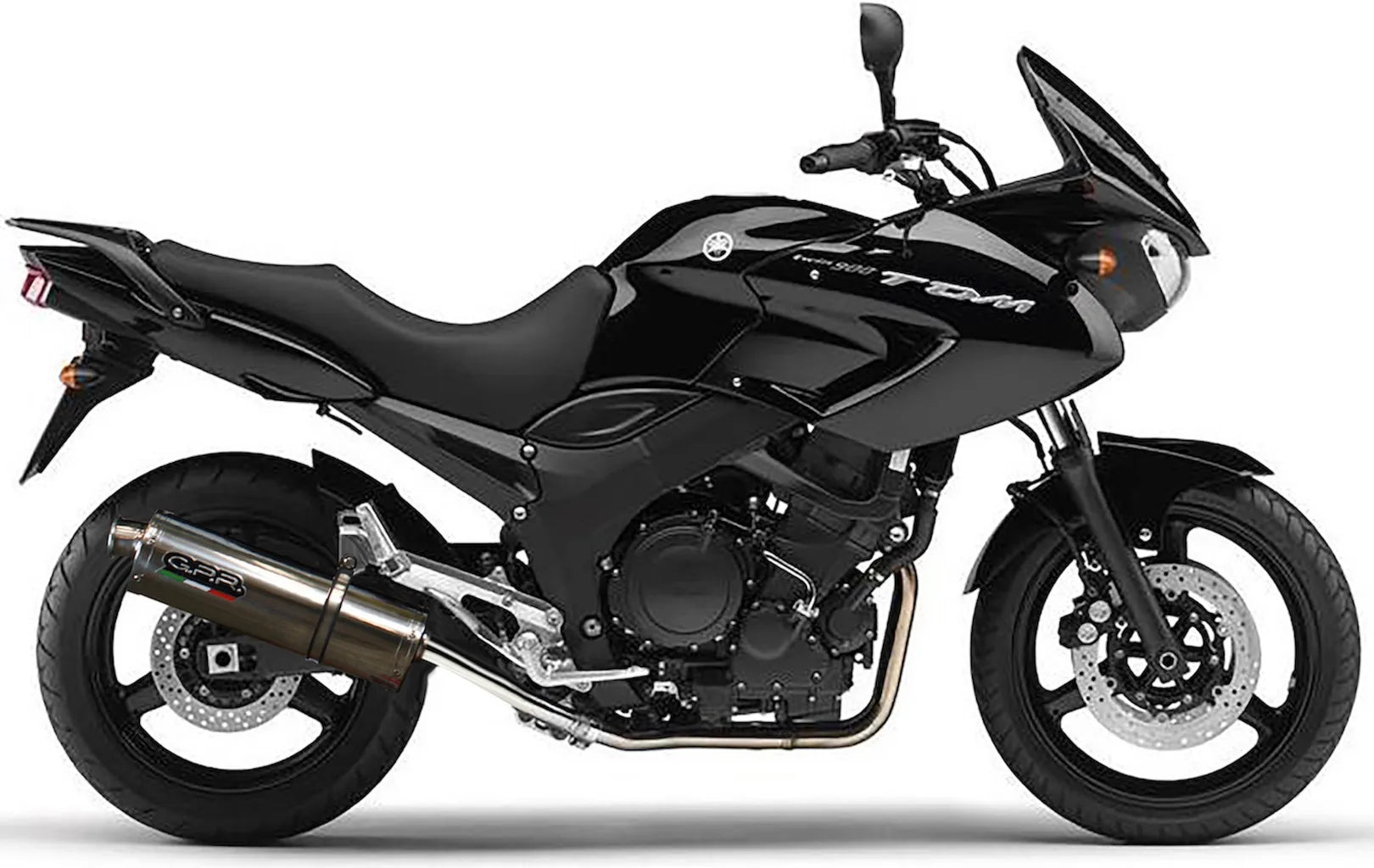 Dual Exhaust System With Sound Certification Trioval Stainless Steel - Gpr Compatible With Yamaha Tdm 900 (2002-2014)