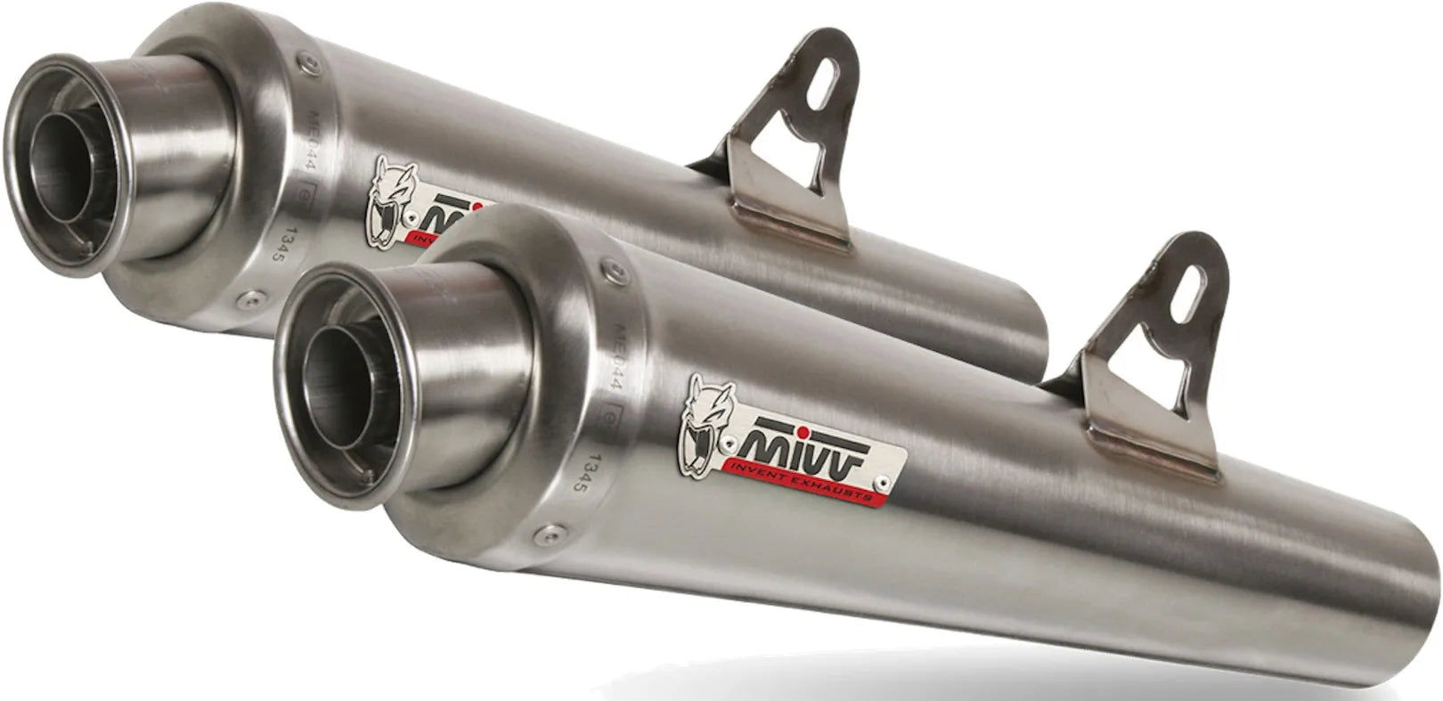 Dual Exhaust System With Sound Certification X-Cone Stainless Steel - Mivv Compatible With Suzuki Gsr 600 (2006-2010)