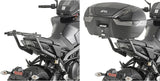 Monokey Carbon Look Top Case - 47 Lt Technopolymer - Givi Compatible With Yamaha Mt-09 (2017-2020)