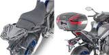 Monolock Vision Black Top Case - 34 Lt Vision Technopolymer - Givi Compatible With Yamaha Mt-09 - Sp (2021-2023)