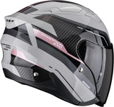 Urban Motorcycle Helmet Scorpion Exo Exo-230 Polycarbonate Grey Pink Hipe Size S