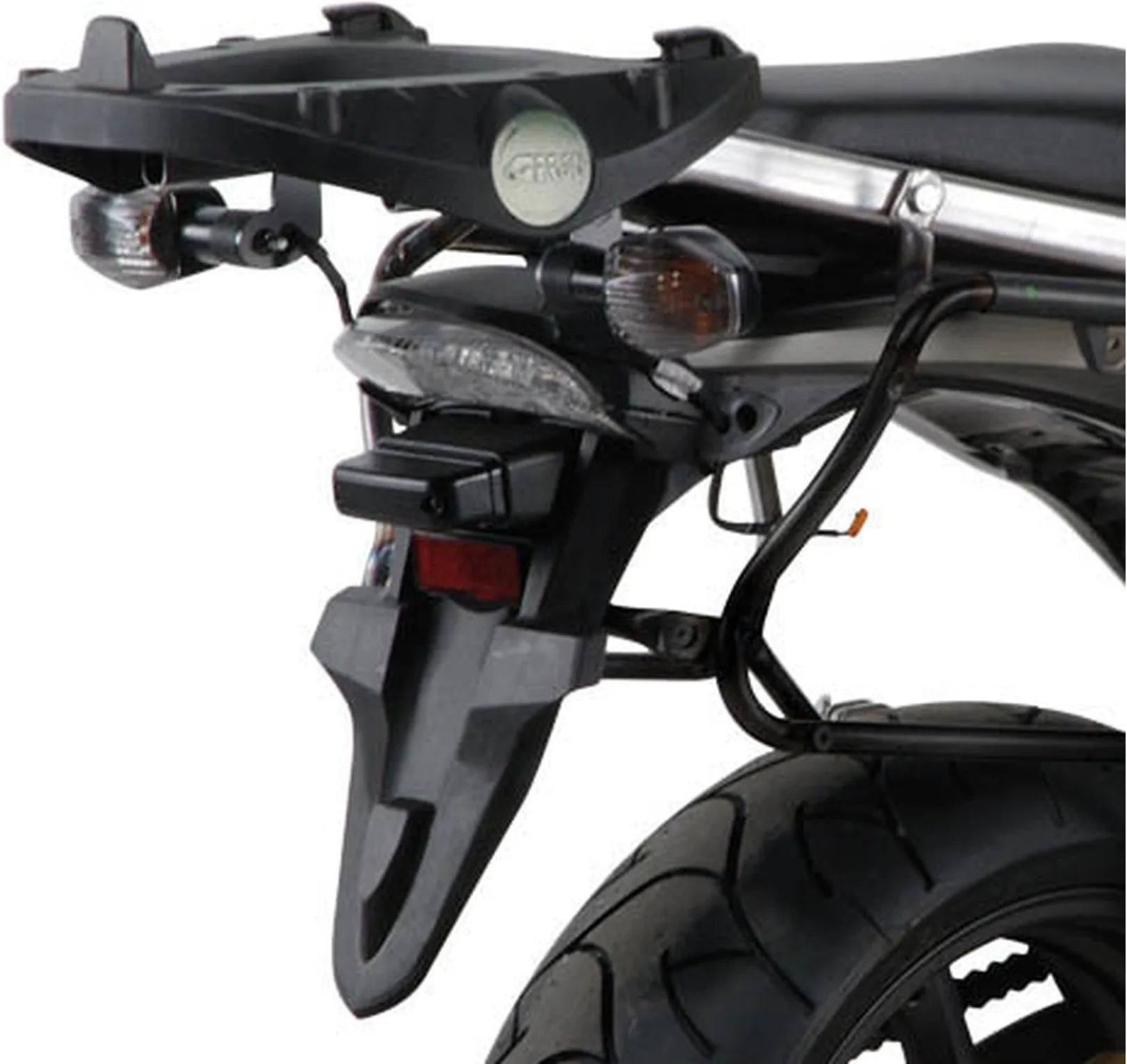 Monolock Black Tech Top Case - 29 Lt Technopolymer - Givi Compatible With Honda Hornet 600 - Abs (2007-2010)