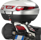 Monokey Trekker Lite Gray Top Case - 35 Lt Trekker Lite Technopolymer - Givi Compatible With Honda Cb 1300 S (2010-2015)