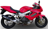 Dual Exhaust System With Sound Certification Furore Aluminium Black - Gpr Compatible With Honda Vtr 1000 Sp-2 Rc51 (2002-2006)