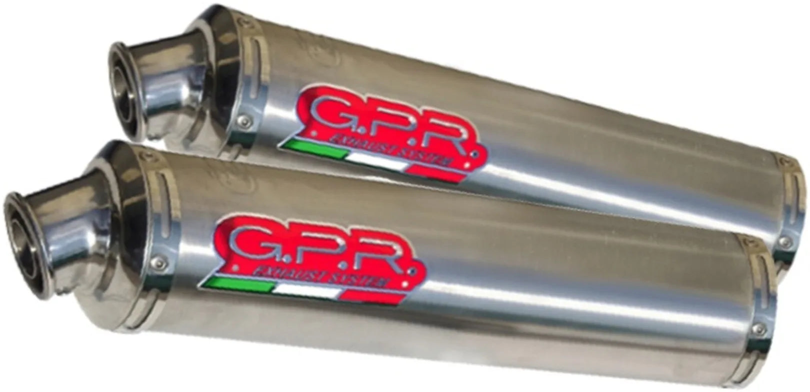 Dual Exhaust System With Sound Certification Tondo Titanium - Gpr Compatible With Ducati Monster S2R (2004-2007)