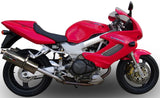 Dual Exhaust System With Sound Certification Trioval Stainless Steel - Gpr Compatible With Honda Vtr 1000 F Firestorm (1997-2007)