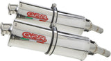 Dual Exhaust System With Sound Certification Trioval Stainless Steel - Gpr Compatible With Ducati Monster 1000 (2003-2005)