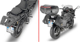 Monolock Blade Black Tech Top Case - 47 Lt Blade Technopolymer - Givi Compatible With Suzuki Gsx-S 1000 Gt (2022-2024)