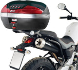 Monokey Trekker Lite Black Top Case - 52 Lt Trekker Lite Technopolymer - Givi Compatible With Yamaha Mt-03 660 (2006-2014)