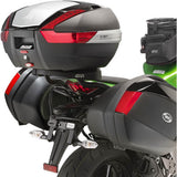 Monolock Vision Black Tech Top Case - 34 Lt Vision Technopolymer - Givi Compatible With Kawasaki Z 1000 Sx (2017-2019)