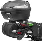 Monokey Trekker Dolomiti Aluminium Top Case - 30 Lt Trekker Dolomiti Aluminium - Givi Compatible With Kawasaki Ninja 300 (2013-2018)