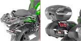Monokey Trekker Alaska Aluminium Top Case - 56 Lt Trekker Alaska Aluminium - Givi Compatible With Kawasaki Ninja H2 Sx (2018-2024)