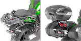 Monokey Trekker Outback Evo Smart Anodized Aluminium Top Case - 58 Lt Trekker Outback Evo Smart Anodized Aluminium - Givi Compatible With Kawasaki Ninja H2 Sx (2018-2024)