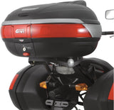Monokey Carbon Look Top Case - 47 Lt Technopolymer - Givi Compatible With Kawasaki Versys 650 (2006-2009)