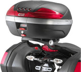 Monokey Trekker Alaska Aluminium Top Case - 56 Lt Trekker Alaska Aluminium - Givi Compatible With Kawasaki Er-6 N (2009-2011)