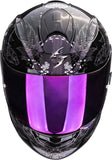 Full-Face Motorcycle Helmet Scorpion Exo Exo-491 Polycarbonate Chameleon Black Dream Size S