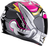 Full-Face Motorcycle Helmet Scorpion Exo Exo-491 Polycarbonate Pink Pirate Size S