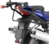 Monolock Alpina Black Aluminium Top Case - 44 Lt Alpina Aluminium - Givi Compatible With Suzuki Sv 1000 - S (2003-2008)
