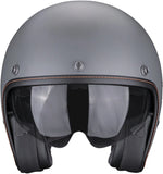 Urban Motorcycle Helmet Scorpion Exo Belfast Evo Ultra Tct Metallic Grey Solid Size L